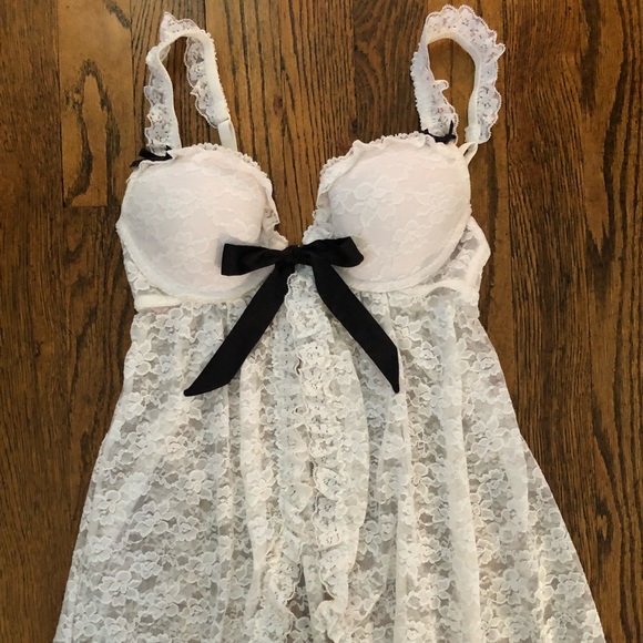 White Lace LaSenza Nightie Lingerie - Picture 2 of 3